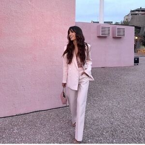 ZARA 2 PIECES MATCHING SET DOUBLE BREASTED JACKET